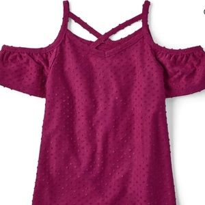 Rose parade girls top size 16 Girls Cold Shoulder Top - Rose Parade